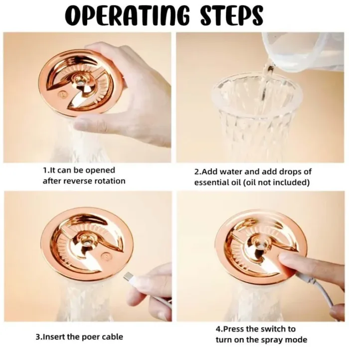 Portable Desktop Humidifier 270ML - Image 4