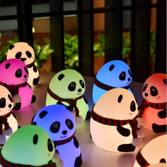 Panda Silicone Lamp National Treasure Panda Night Light LED - Image 2