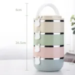 Stainless steel Multi-Layer Insulated Lunch Box - Image 3