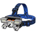 Rechargeable 5 LED Head Lamp with VIP Light Head Light Flashlight - Image 3