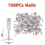 𝐍𝐚𝐢𝐥 𝐆𝐮𝐧 𝐌𝐚𝐧𝐮𝐚𝐥 𝐒𝐭𝐞𝐞𝐥 𝐍𝐚𝐢𝐥𝐬, 𝟏𝟎𝟎𝐩𝐜𝐬