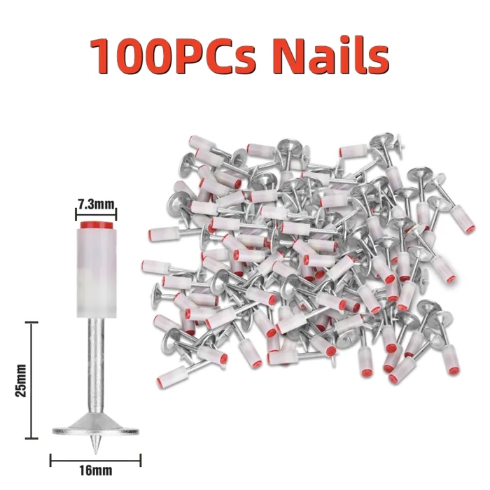 𝐍𝐚𝐢𝐥 𝐆𝐮𝐧 𝐌𝐚𝐧𝐮𝐚𝐥 𝐒𝐭𝐞𝐞𝐥 𝐍𝐚𝐢𝐥𝐬, 𝟏𝟎𝟎𝐩𝐜𝐬 - Image 4