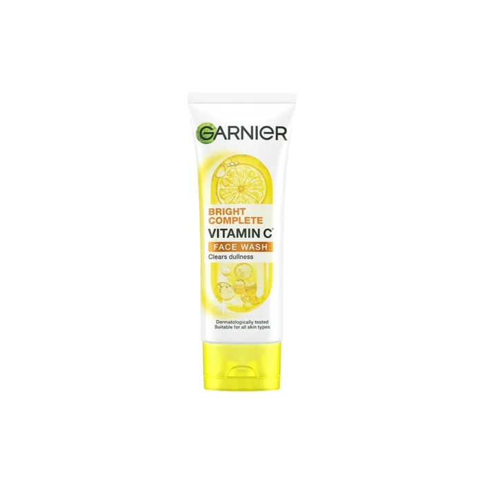 Garnier Bright Complete Vitamin C Face Wash (100ml) - Image 2