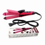 Nova 2 in 1 Hair Beauty Set Hair Curler and Hair Straightener Styling Tools