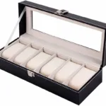 2/3/6 Grids Watch Box PU Leather Watch Case Holder Organizer Storage Box for Quartz Watches Jewelry Boxes Display Best Gift