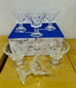 Ice Cream Cup Dessert Cup Fruits Salads Cup Glass 6 Pieces Heavy Glass - Image 2
