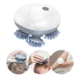 Scalp Massager, Rechargeable Electric Head Kneading Massager, 3 Speed Modes, Handheld Portable Head Scratcher Massage Machine for Hair Growth, Deep Clean & Stress Relax - Image 3