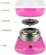 Professional Cotton Candy Candy Machine for Home Kids Party Gift Cotton Candy Floss Machine Electric Candy Maker - Image 3