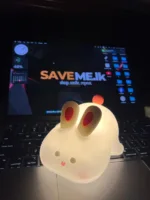 Rabbit Silicon Colour Changing RGB Lamp Bedside Night Light
