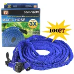 100 Feet Expandable Magic Water Hose with Spray Gun 7 Functions