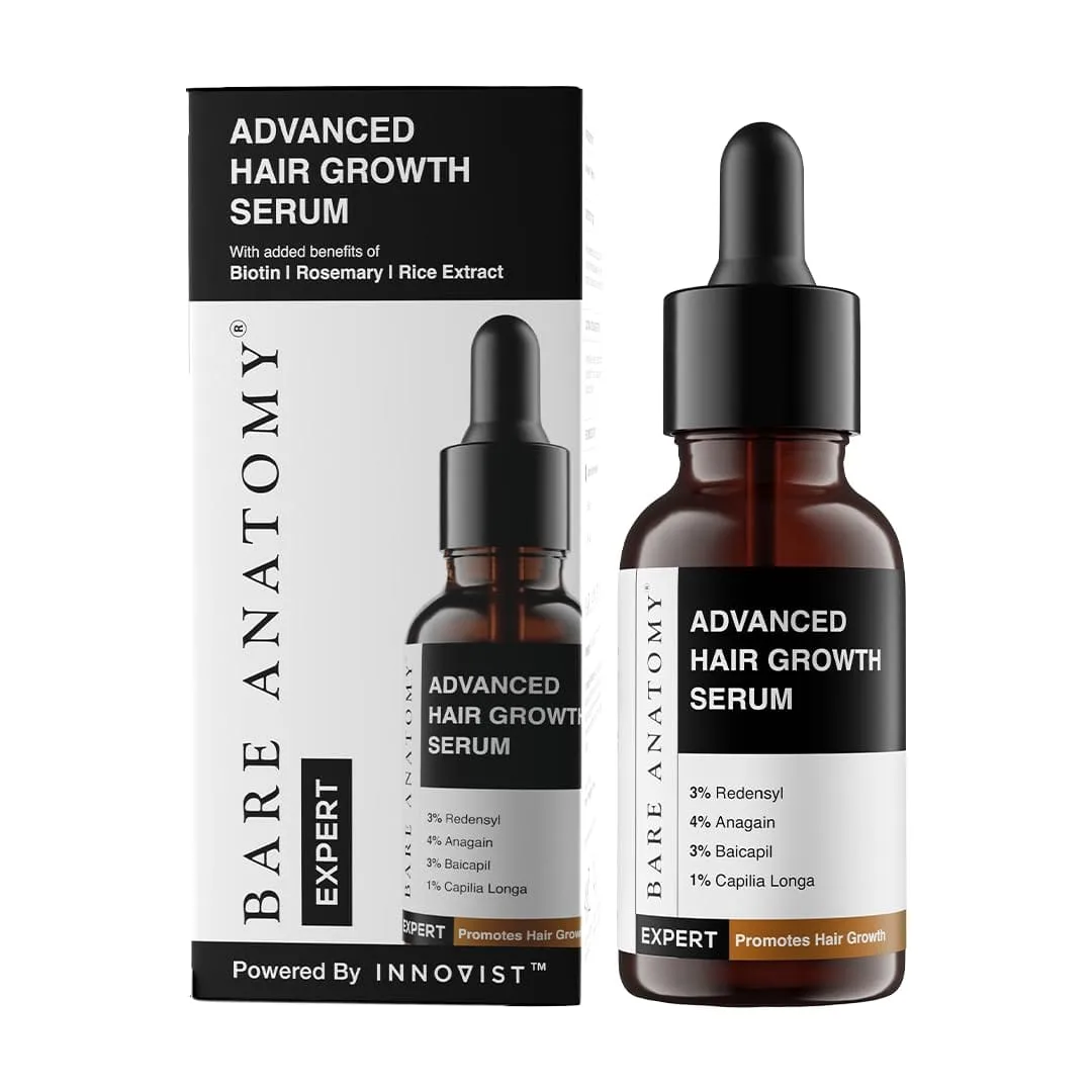 Bare Anatomy Advanced Hair Growth Serum 30ml Bare Anatomy Hair Growth Serum Redensyl 30ml